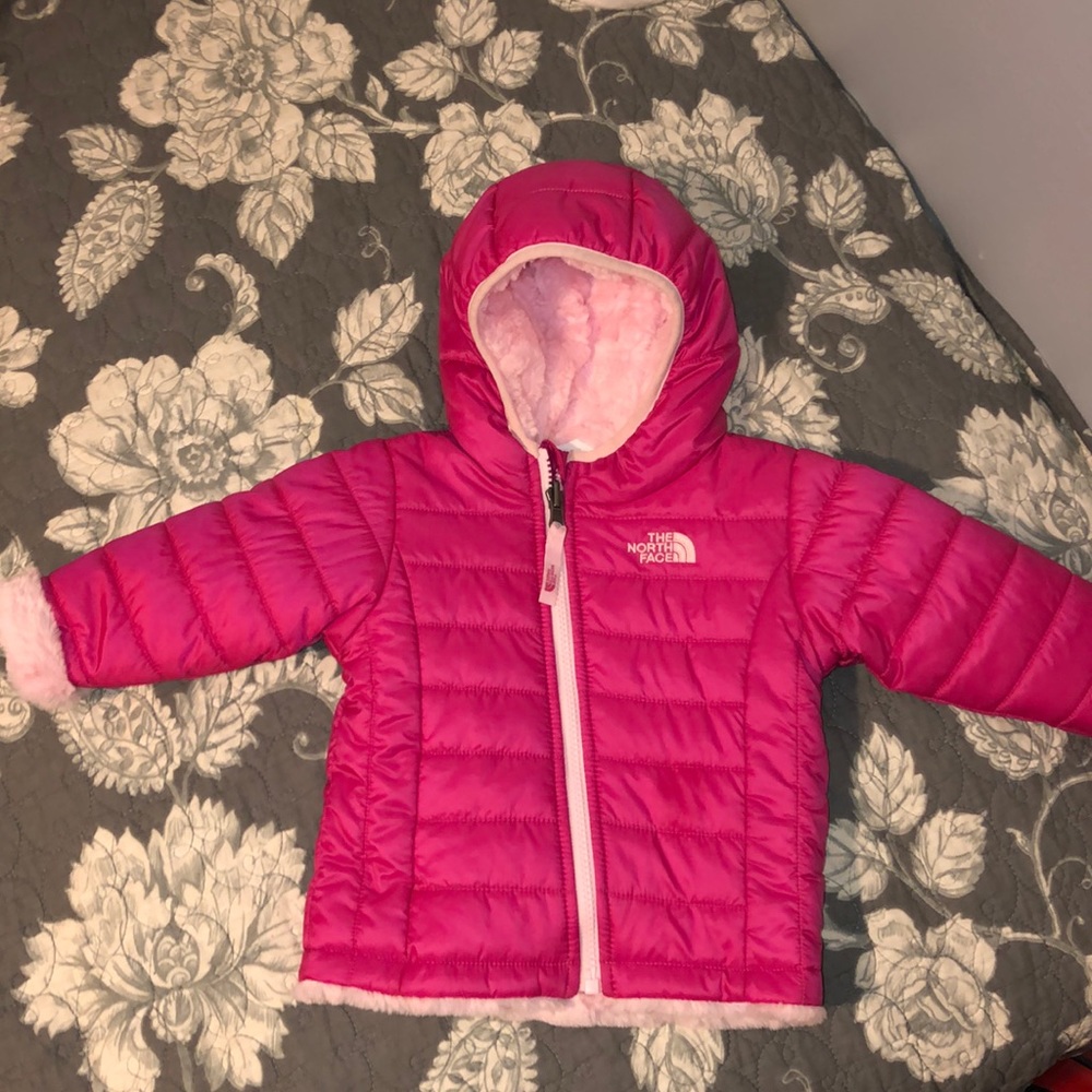 Infant North Face Reversible Winter Coat